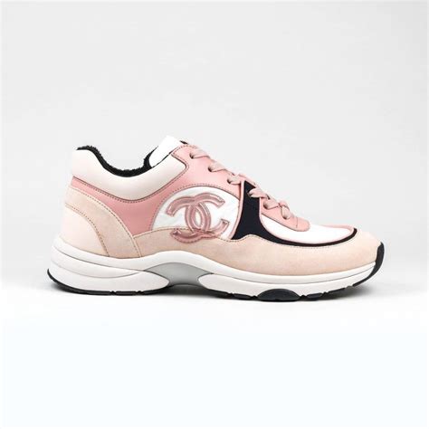 black white and pink chanel sneakers|how much are chanel sneakers.